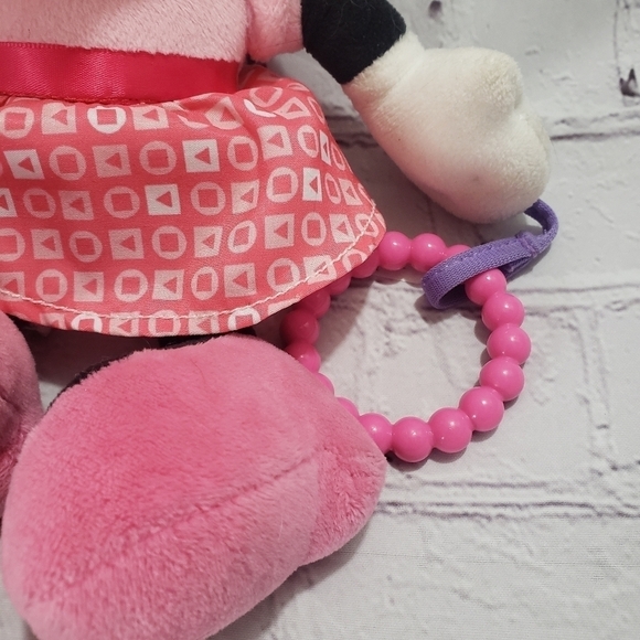 Disney Baby Minnie Mouse Plush Sensory Toy 10-inch Stuffed Animal 2021 Pink - Picture 5 of 9